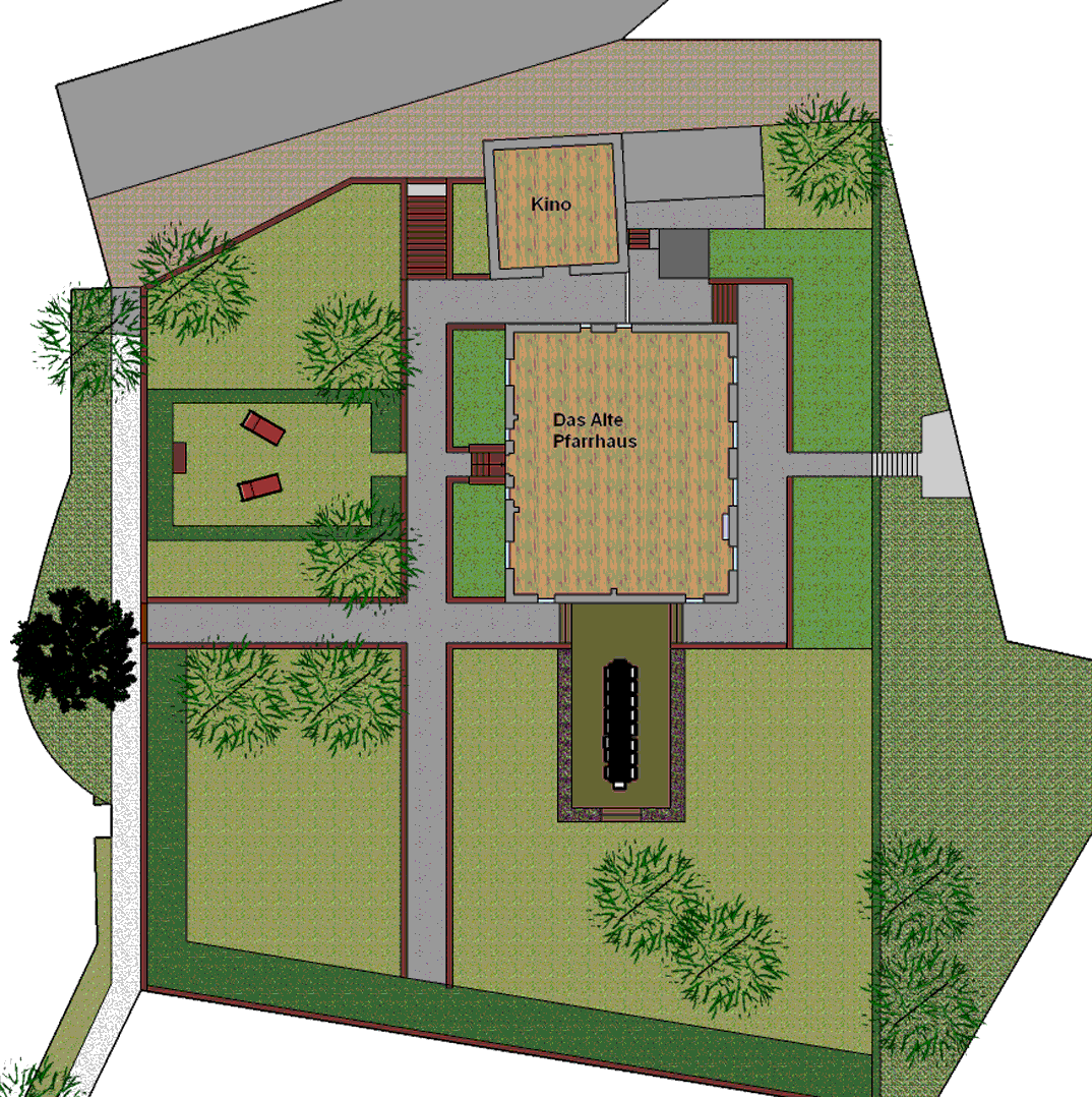 complete grondstuk met huis en terras
