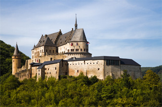 middeleeuwse burcht in Luxemburg